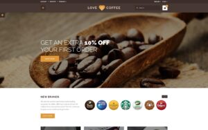 Шаблон OpenCart Love Coffee - Coffee House 