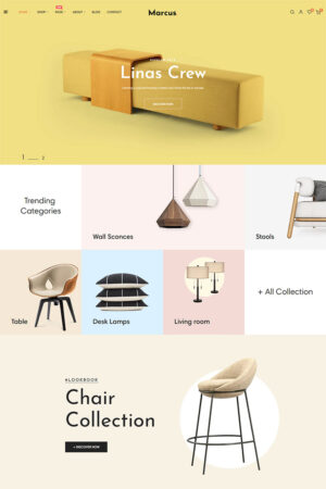 Marcus - Furniture & Home Decor Тема PrestaShop
