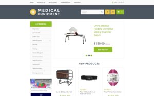 Шаблон OpenCart Medical Equipment 