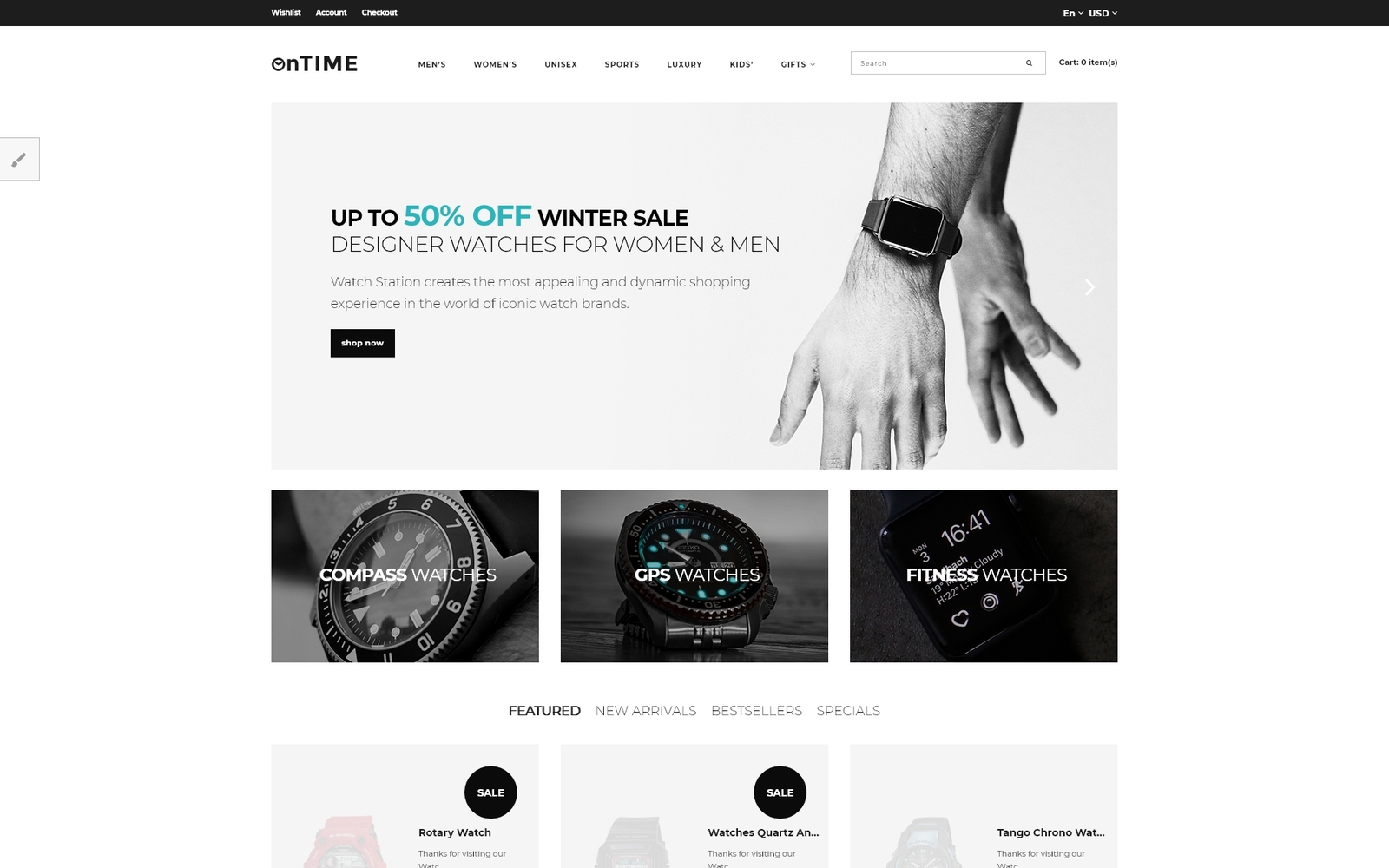 OnTime - Elegant Watches & Accesories Store 
