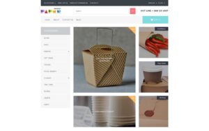 Шаблон OpenCart Paper Market - Packaging Responsive 