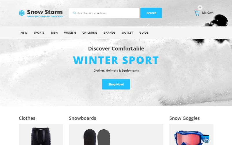 Snow Storm - Winter Sports Equipment Store 