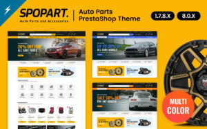 Spopart Auto Parts and Machine Tools Тема PrestaShop
