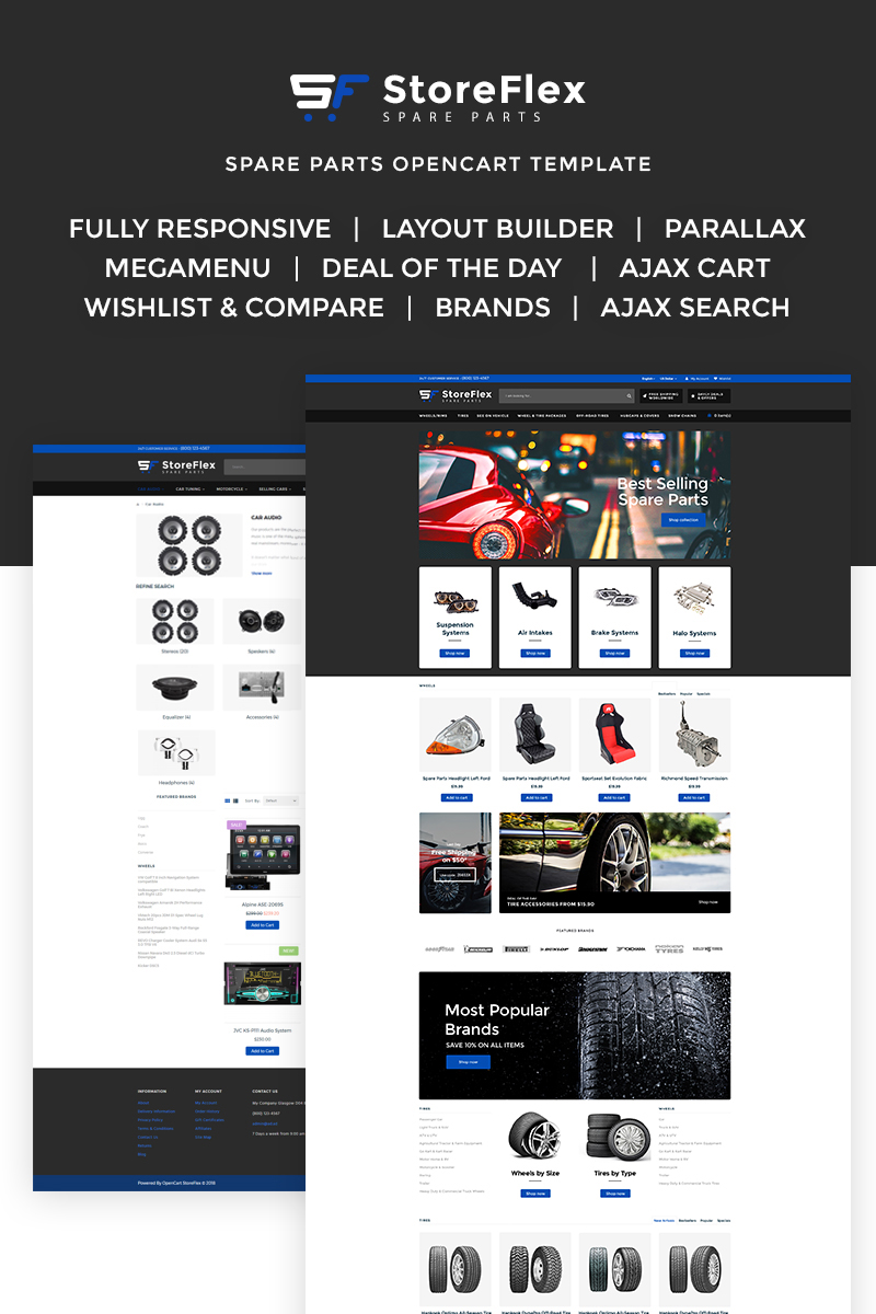 StoreFlex - Fancy Car Parts Online Shop 