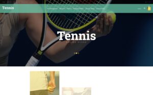 Шаблон OpenCart Tennis Responsive OpenCart Template