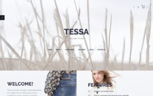 Шаблон OpenCart Tessa - Fashion & Clothing Store 