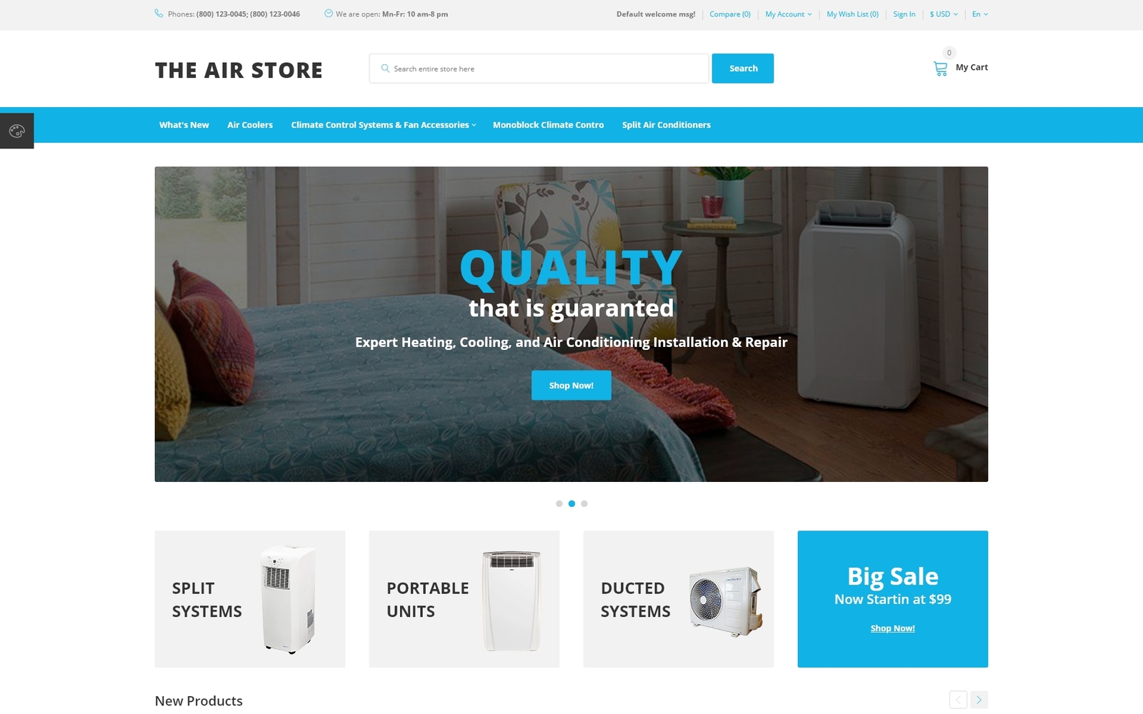 The Air Store - Simple Air Conditioning Systems Online Shop 