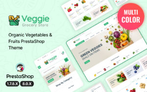 Veggie - Food, Vegetable and Grocery Тема PrestaShop