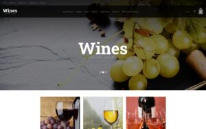 Шаблон OpenCart Wine Store 