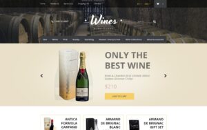 Шаблон OpenCart Wines 