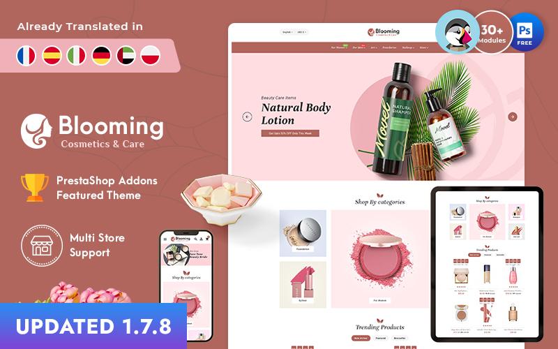 Blooming - Тема PrestaShop for Online Cosmetic Store