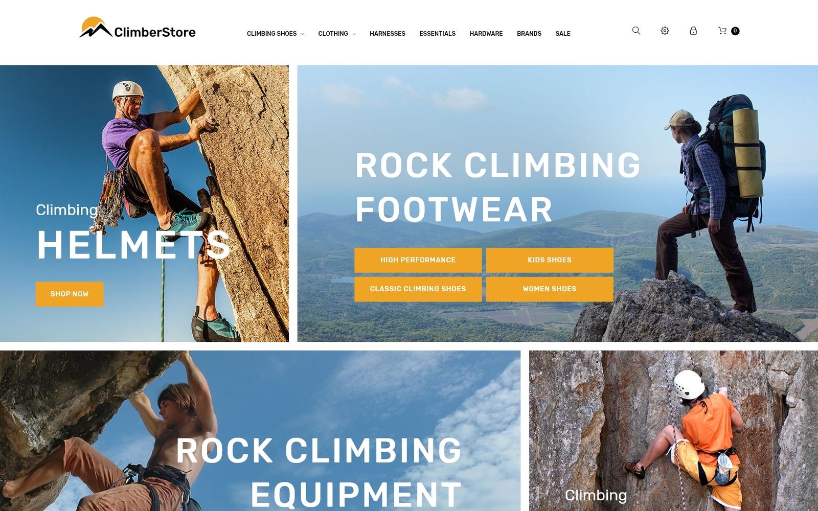 ClimberStore - Climbing higher Тема PrestaShop