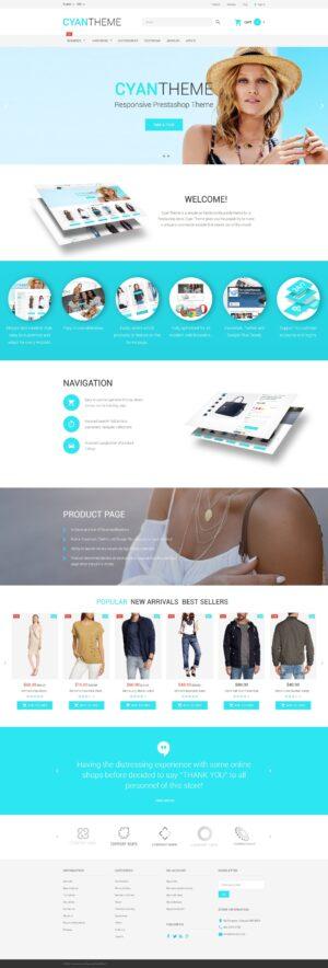 CyanTheme PrestaShop Theme