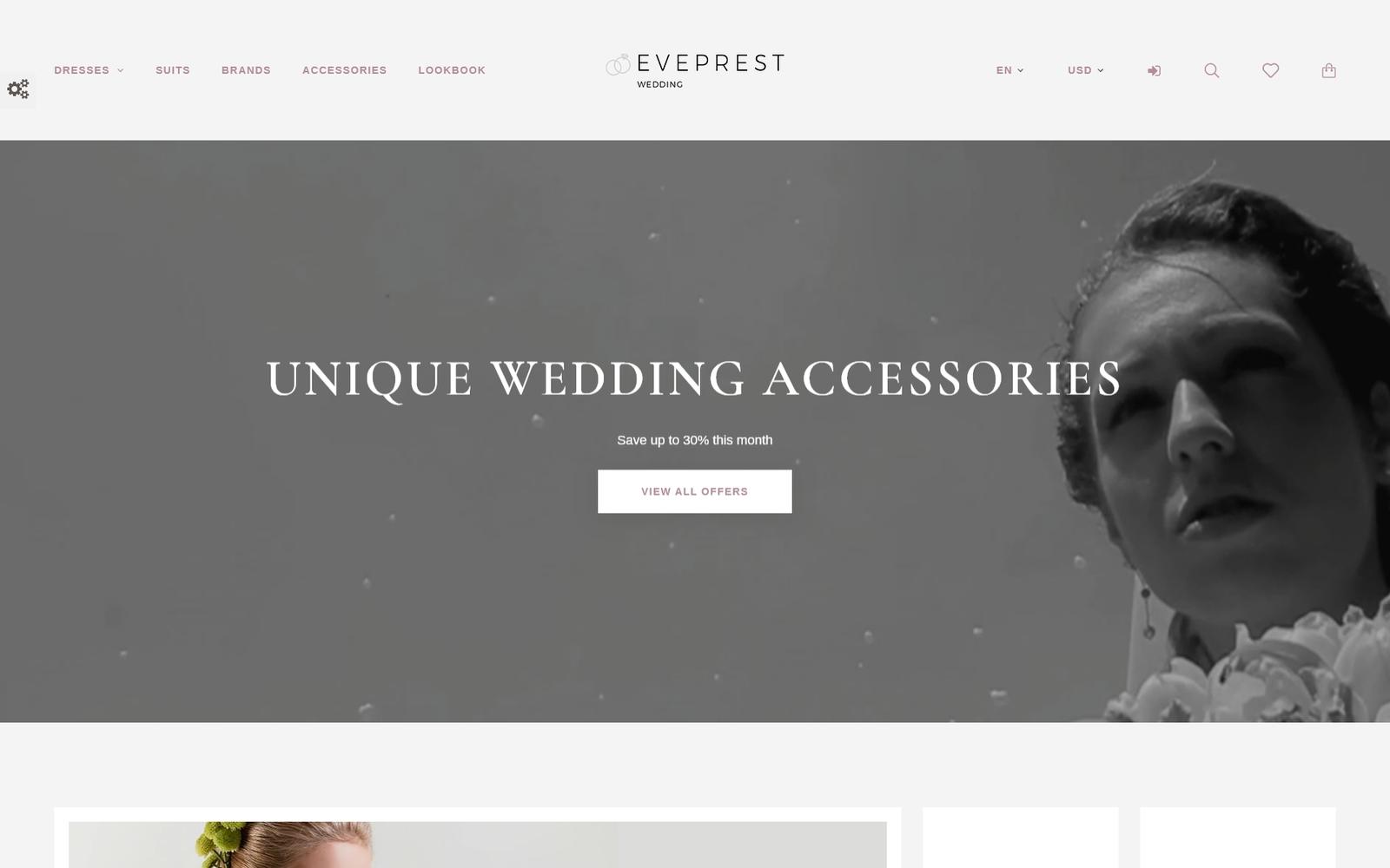 Eveprest - Wedding Тема PrestaShop