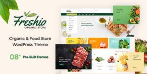 Freshio - Organic, Food Store Prestashop 1.7.8.x , 8.0 Тема PrestaShop