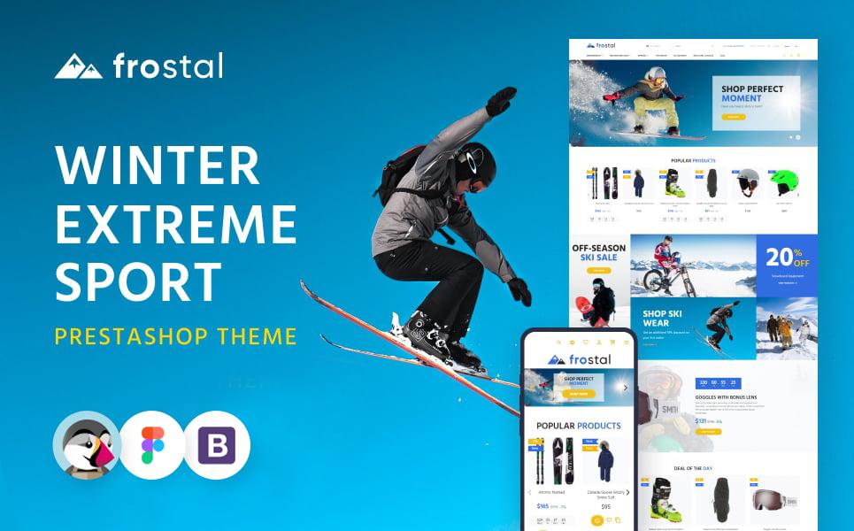 Frostal - Winter Extreme Sports eCommerce Тема PrestaShop