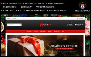 GiftUp Flowers and Gift shop Тема PrestaShop