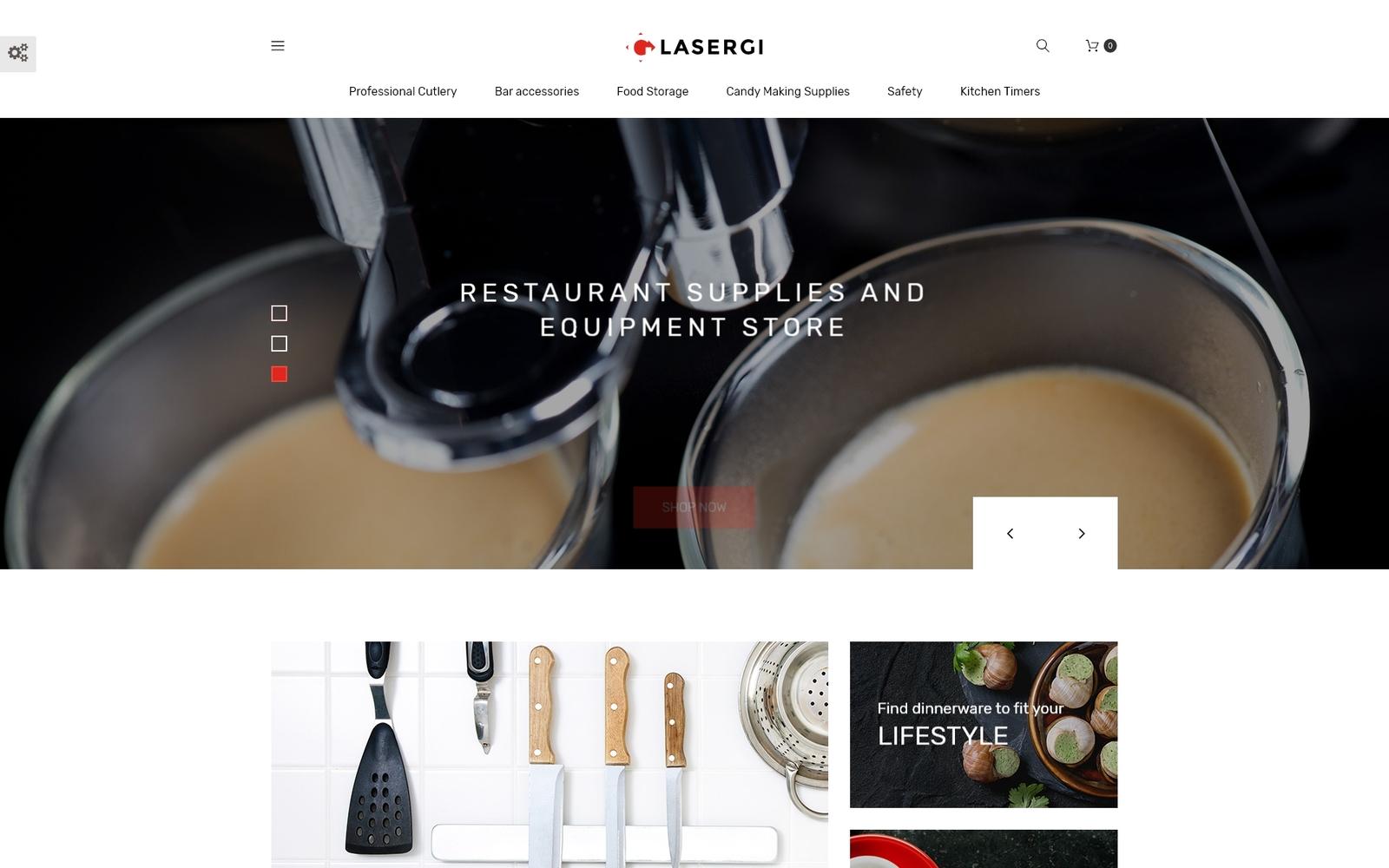Glasergi - Cookware & Appliances Тема PrestaShop