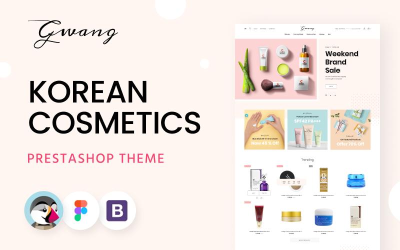Gwang - Korean Cosmetics Ecommerce Templates Тема PrestaShop