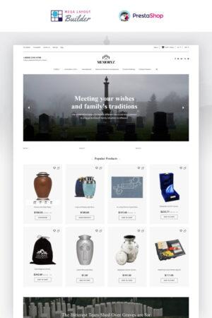 MemoryZ - Funeral Service Online Тема PrestaShop