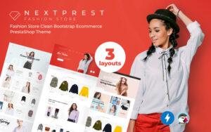 Nextprest - Fashion Store Clean Bootstrap Ecommerce Тема PrestaShop