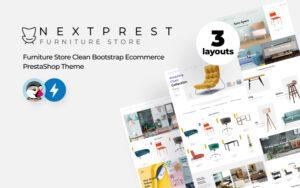 Nextprest - Furniture Store Clean Bootstrap Ecommerce Тема PrestaShop