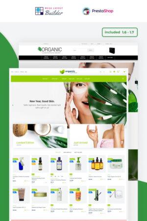 Organic Cosmetics - Make Up Store Template Тема PrestaShop