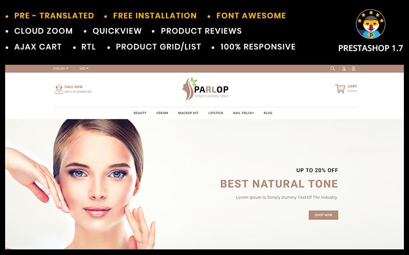 Parlop Cosmetics Store Тема PrestaShop