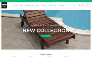 Patio-Garden Furniture Store Ecommerce Bootstrap Clean Тема PrestaShop