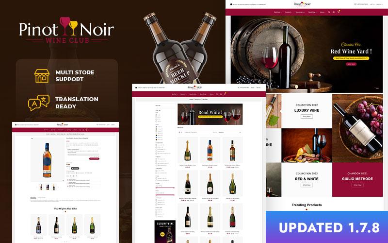 PinotNoir - Wine, Drinks and Tobacco PrestaShop eCommerce Theme Тема PrestaShop