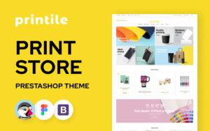 Printile - Print Shop Ecommerce Template Тема PrestaShop