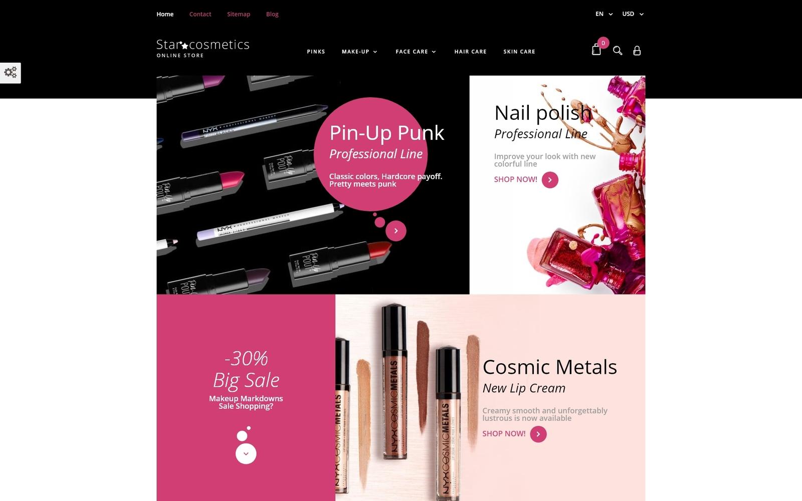 Star Cosmetics - Beauty Items Responsive Тема PrestaShop