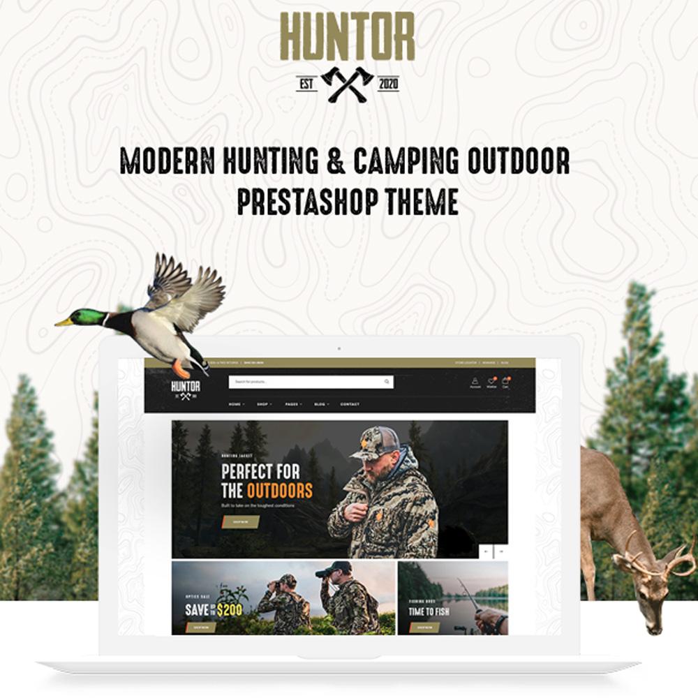 TM Huntor - Hunting & Outdoor Gear Store Prestashop Theme Тема PrestaShop
