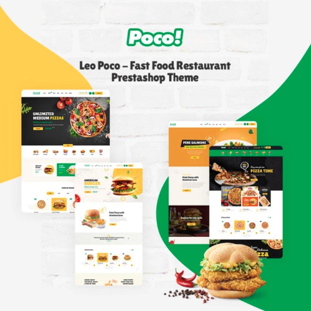 TM Poco - Fast Food Restaurant Тема PrestaShop