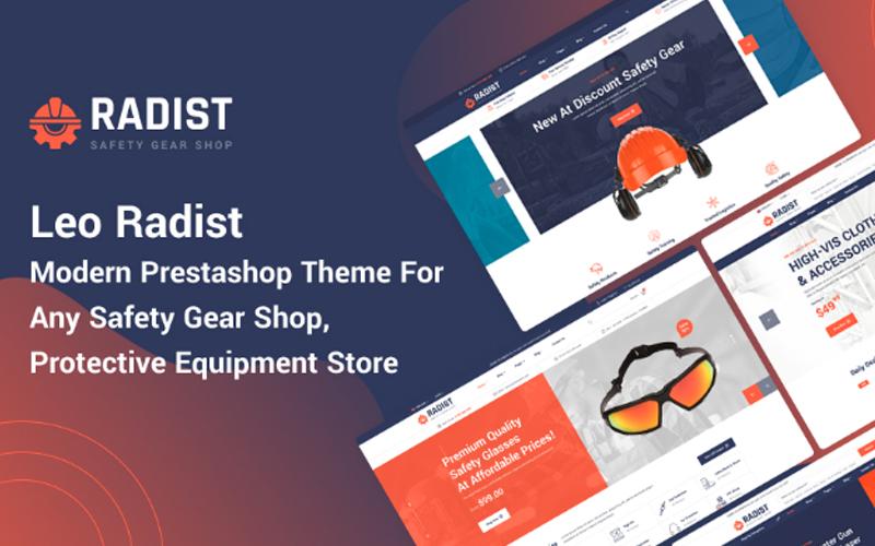 TM Radist - Safety Gear Shop Prestashop Theme Тема PrestaShop
