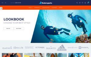 Watersports - Diving Store Тема PrestaShop