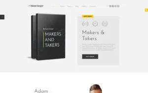 Adam Cooper - Writer Joomla Template Adam Cooper - Writer Joomla Template