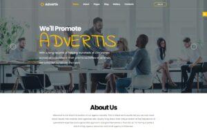 Шаблон Joomla Advertis - Advertising Agency Clean Responsive Joomla Template