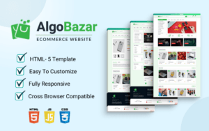 AlgoBazar - A Multivendor E-commerce Website Website Template