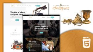 Antiquer Shop Yard Sale HTML5 Website Template