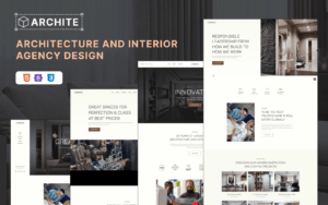 Archite - Architecture and Interior Agency Design Website Template