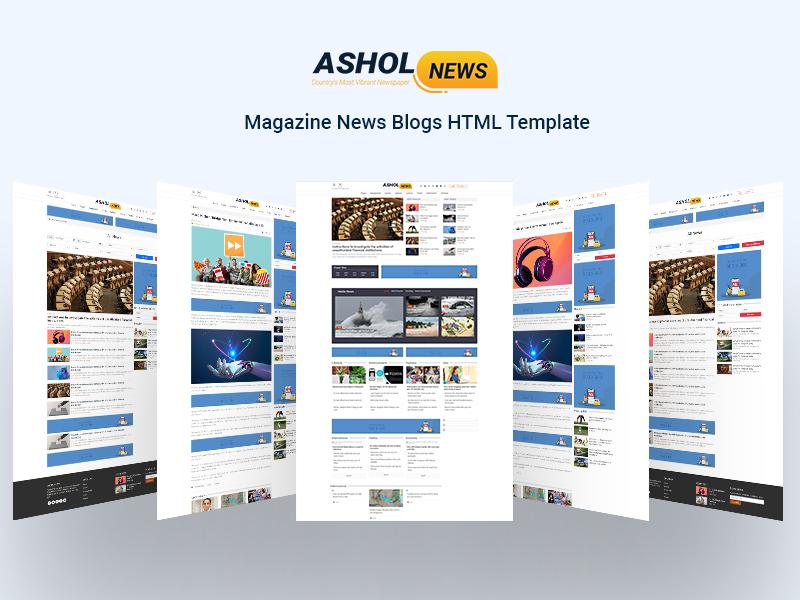 Asolnews-Magazine News Blogs HTML Template Website Template