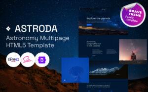 Astroda - Astronomy HTML5 Template Website Template