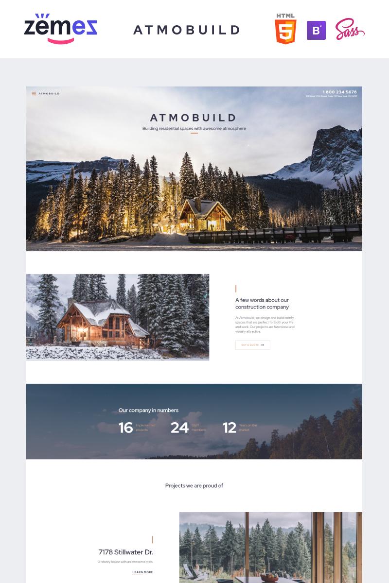 Atmobuild - Construction Business Website Template