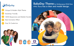 BabyDay ChildCare HTML Template Website Template