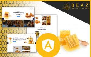 Beaz Honey Farm Shop Angular JS Template Website Template
