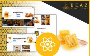 Beaz Honey Production and Sweets Delicious Shop React JS Template Website Template