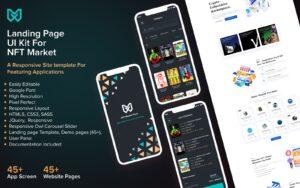 Best NFT marketplace to buy HTML5 Template & Mobile App Design Figma Website Template