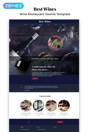 Best Wines - Wine Multipage Elegant Joomla Template Best Wines - Wine Multipage Elegant Joomla Template