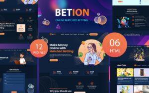 Betion - Online Matched Betting HTML Template Website Template